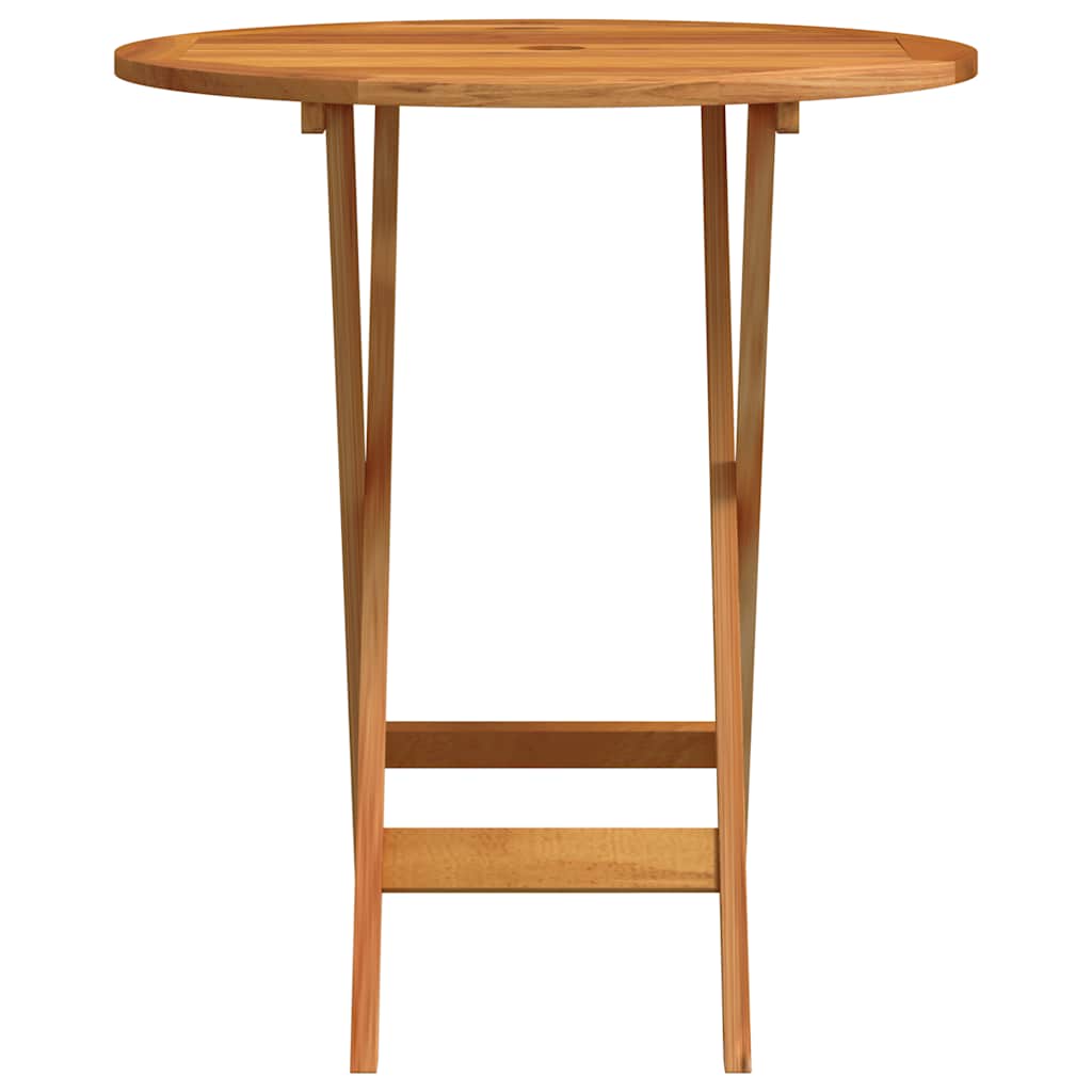 Garden Table | Natural Wood | Solid eucalyptus wood | Small | Foldable