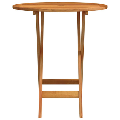 Garden Table | Natural Wood | Solid eucalyptus wood | Small | Foldable