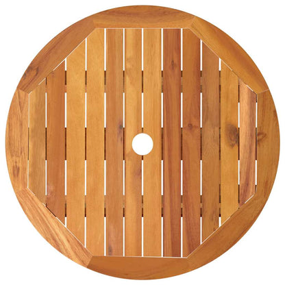 Garden Table | Natural Wood | Solid eucalyptus wood | Small | Foldable