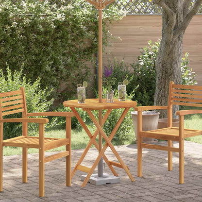 Garden Table | Natural Wood | Solid eucalyptus wood | Small | Foldable