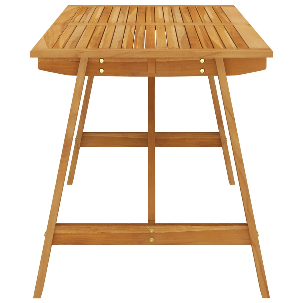 Dining Set | Black | Solid Acacia wood | Medium | Stackable