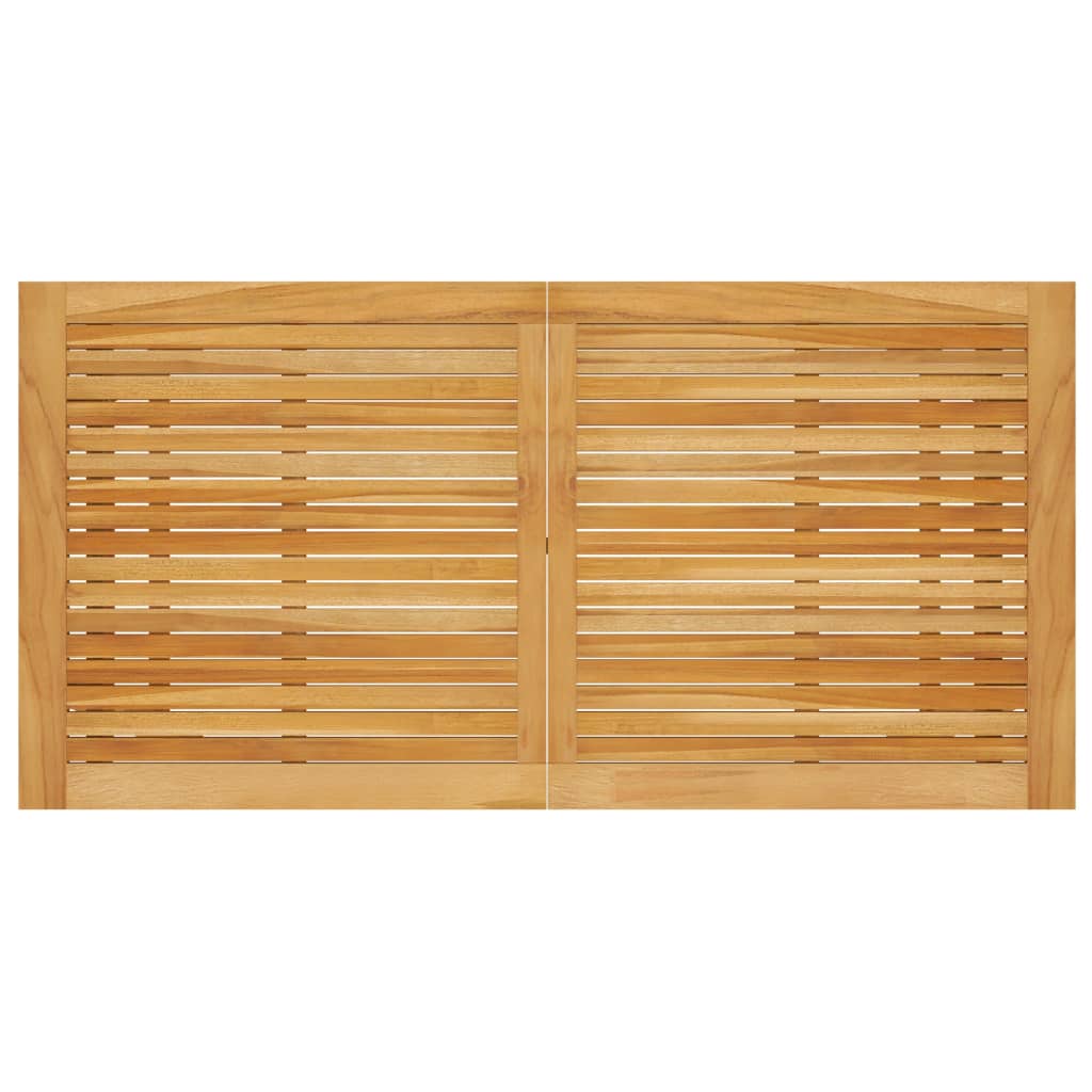Dining Set | Black | Solid Acacia wood | Medium | Stackable