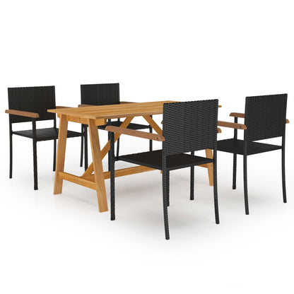 Dining Set | Black and brown