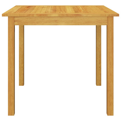 Dining Set | Brown | Solid Acacia Wood | Medium | Stackable | Dining Set