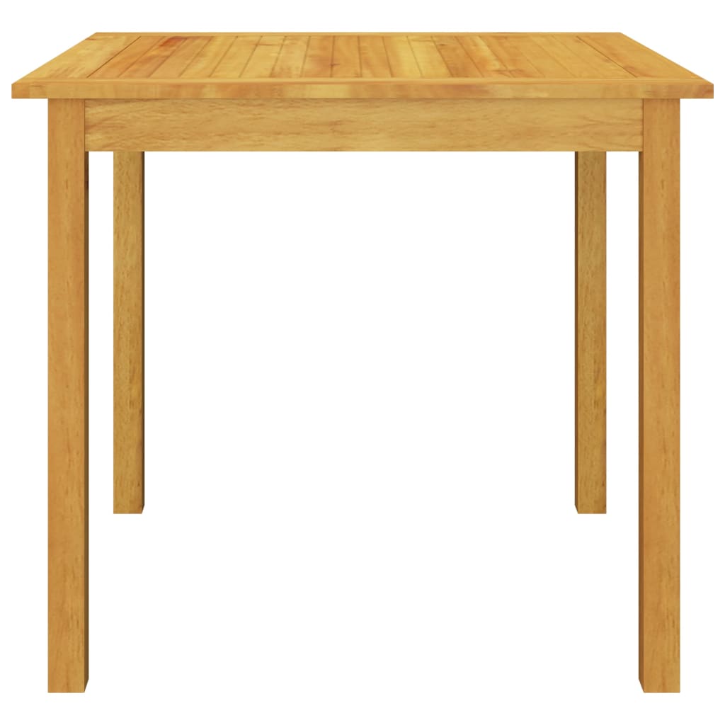 Dining Set | Black | Solid Acacia wood | Compact | Stackable | Dining Set