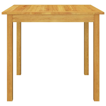 Dining Set | Grey | Solid Acacia wood, PE rattan, Powder-coated steel