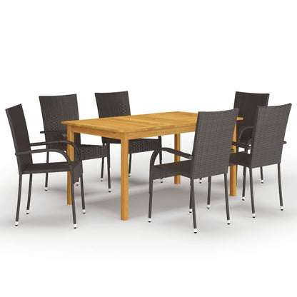 Dining Set | Brown
