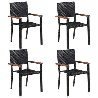 Dining Set | Black & Brown