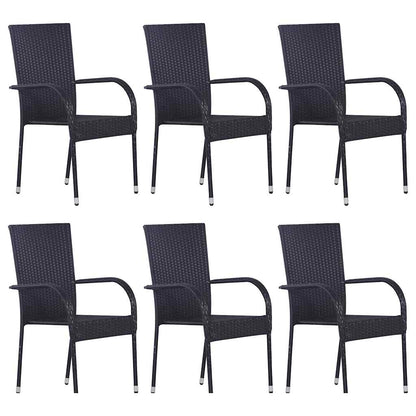 Dining Set | Black, Natural