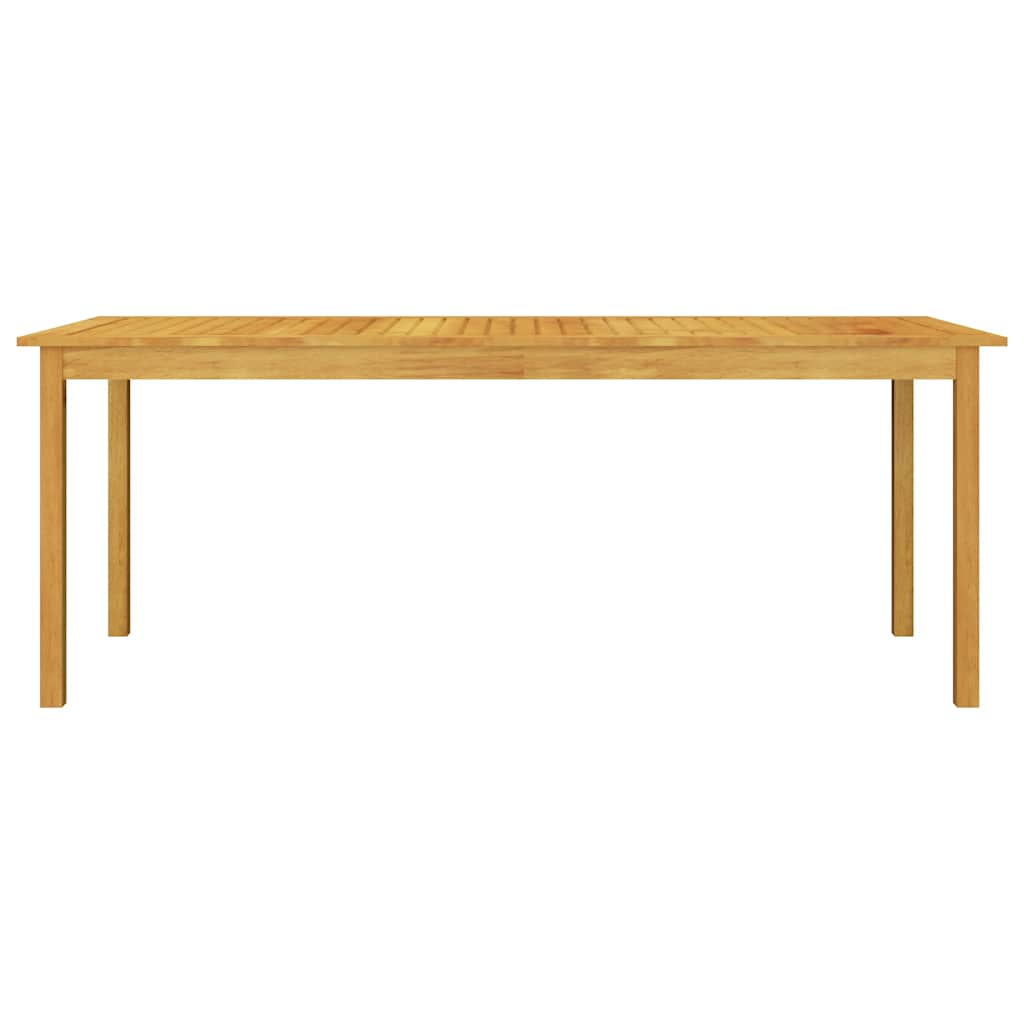 Dining Set | Brown | Solid acacia wood, PE rattan, powder-coated steel