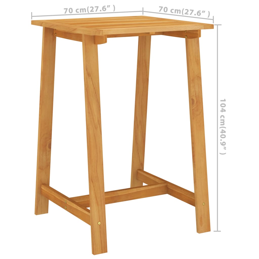 Garden Bar Set | Brown | Solid acacia wood | Dining | Durable