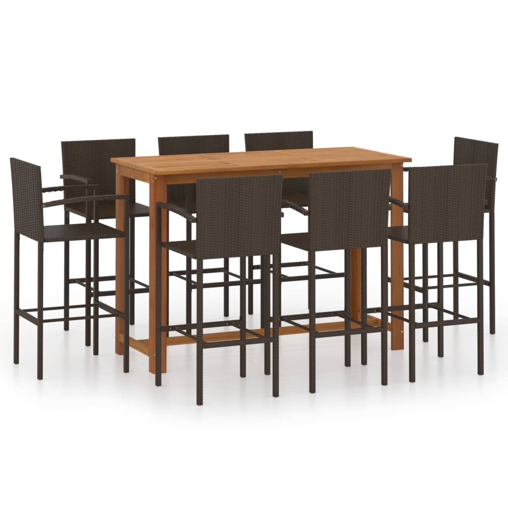 Garden Bar Set | Brown