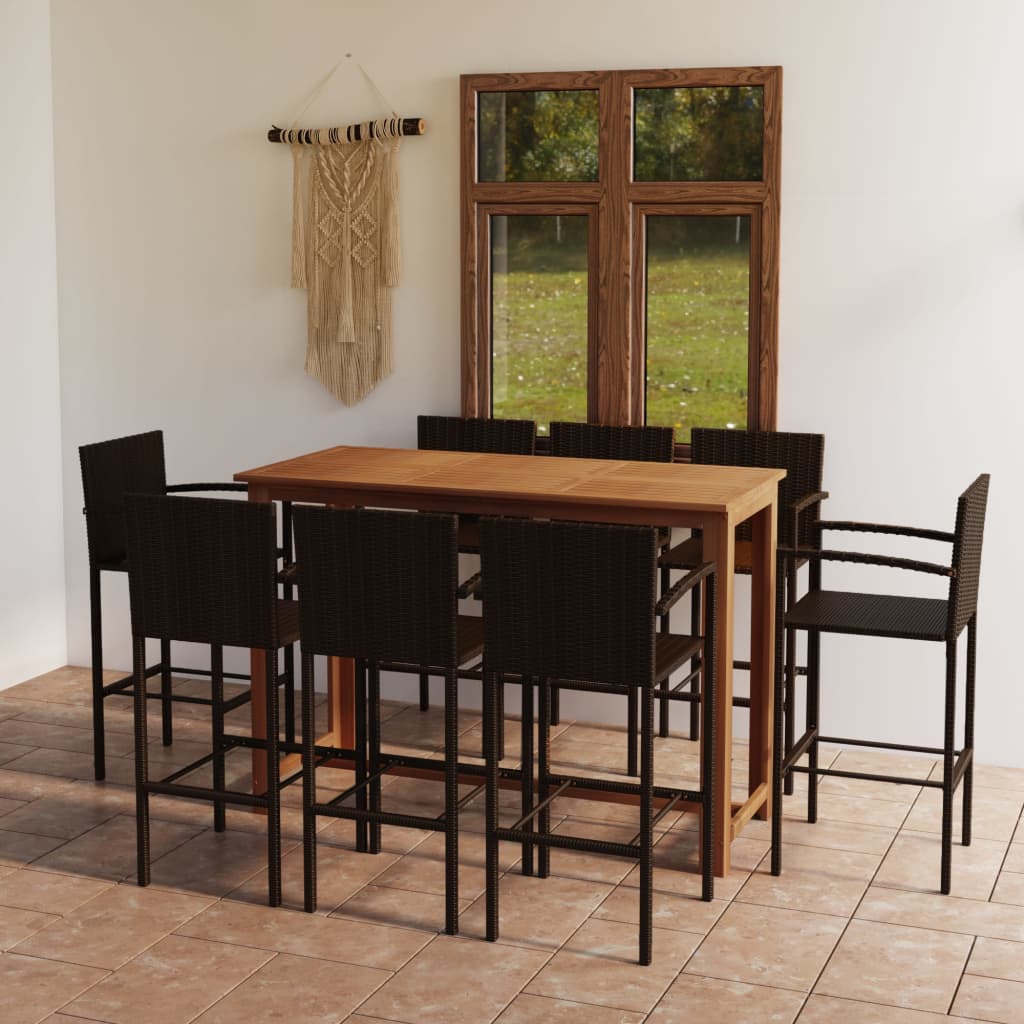 Garden Bar Set | Brown