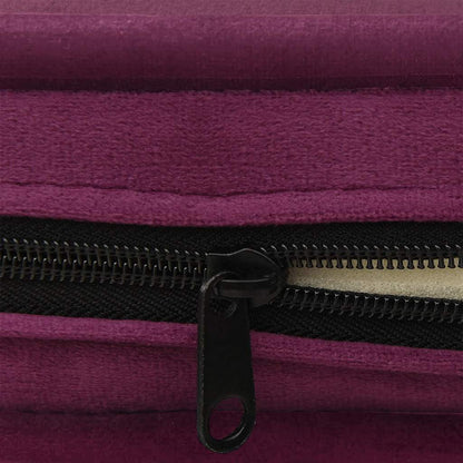 Dog Sofa | Burgundy | Plush, Solid Pinewood, Foam | Medium | Dog Sofa
