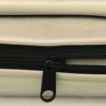 Dog Sofa | Cream | Plush, Solid Pinewood, Foam | 67 x 47 x 36 cm