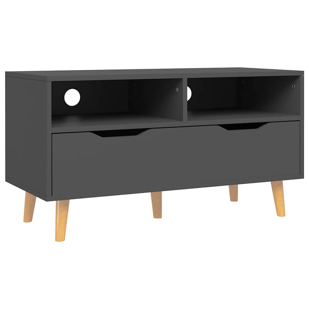 326779 vidaXL TV Cabinet Grey 90x40x48,5 cm Engineered Wood