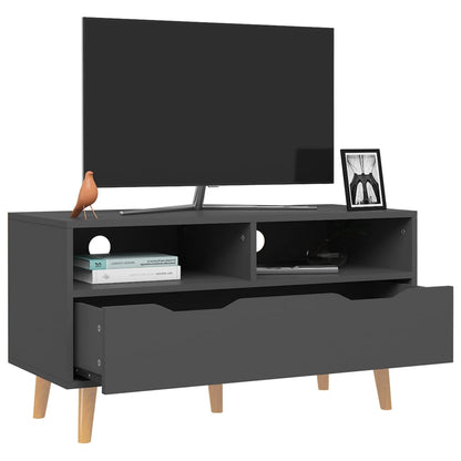 TV Cabinet Grey 90x40x48.5 cm Engineered Wood