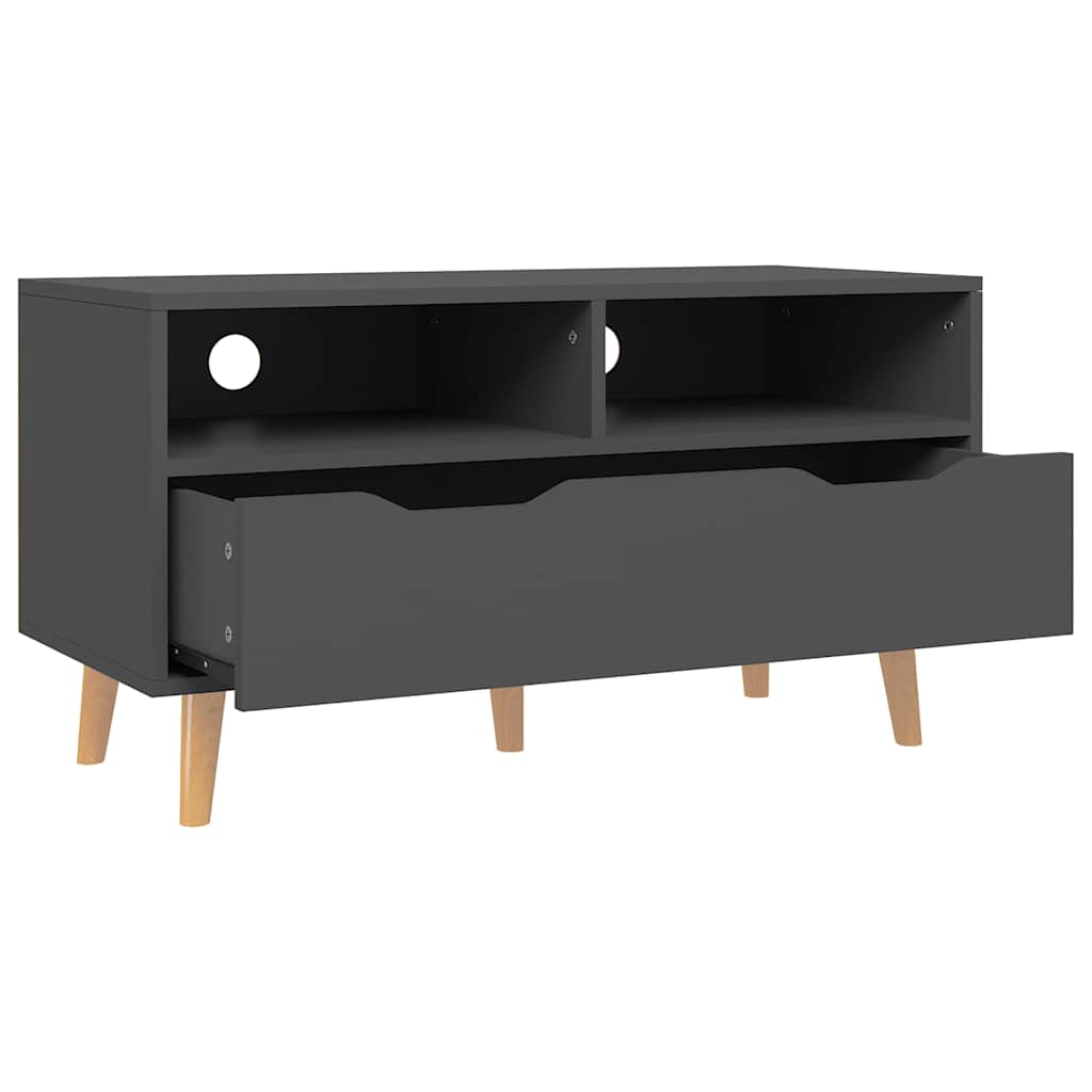 326779 vidaXL TV Cabinet Grey 90x40x48,5 cm Engineered Wood