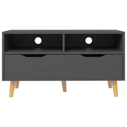 TV Cabinet Grey 90x40x48.5 cm Engineered Wood