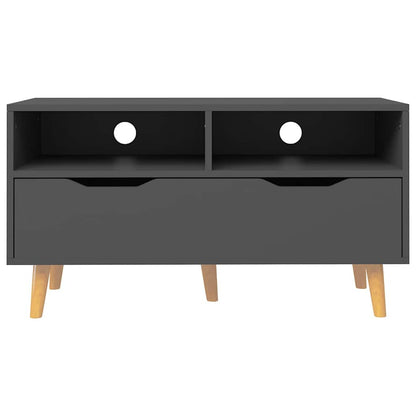 326779 vidaXL TV Cabinet Grey 90x40x48,5 cm Engineered Wood