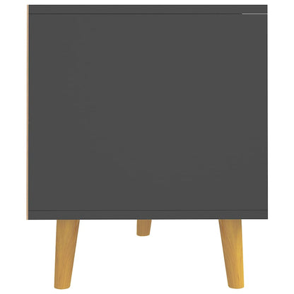 326779 vidaXL TV Cabinet Grey 90x40x48,5 cm Engineered Wood