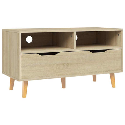 326780 vidaXL TV Cabinet Sonoma Oak 90x40x48,5 cm Engineered Wood