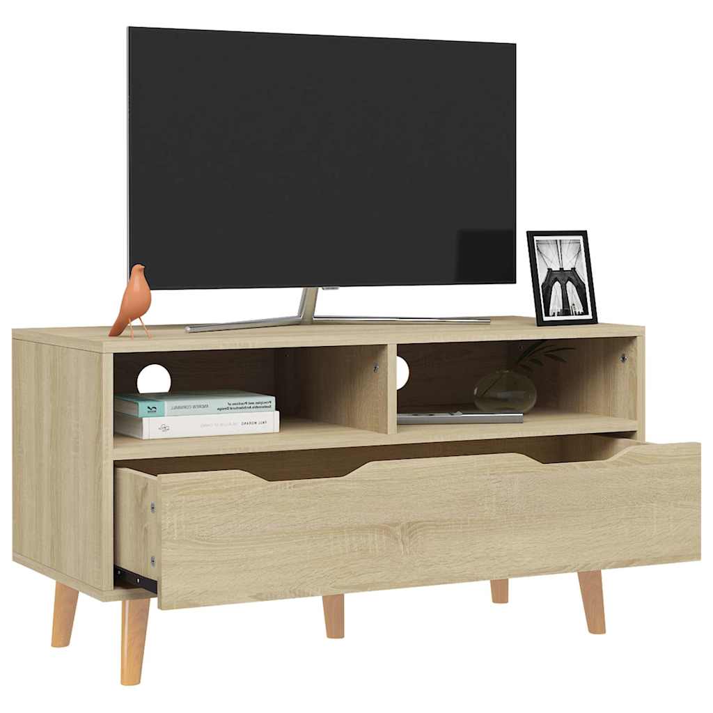 326780 vidaXL TV Cabinet Sonoma Oak 90x40x48,5 cm Engineered Wood
