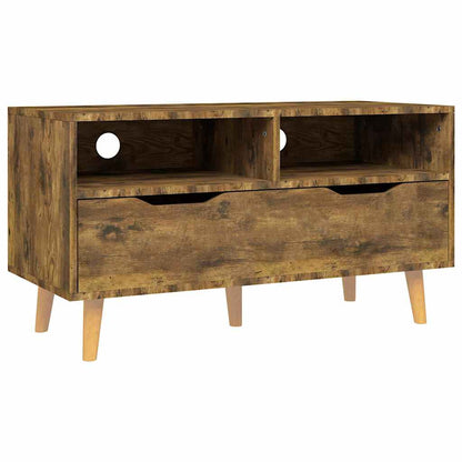 326785 vidaXL TV Cabinet Smoked Oak 90x40x48,5 cm Engineered Wood