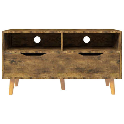 326785 vidaXL TV Cabinet Smoked Oak 90x40x48,5 cm Engineered Wood