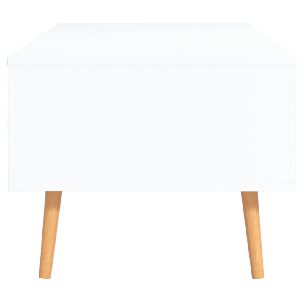 326791 vidaXL Coffee Table White and Sonoma Oak 100x49,5x43 cm Engineered Wood