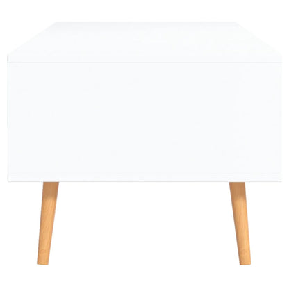 326791 vidaXL Coffee Table White and Sonoma Oak 100x49,5x43 cm Engineered Wood