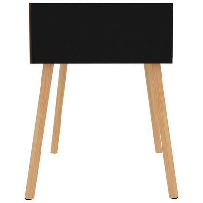 Bedside Cabinet High Gloss Black 40x40x56 cm Engineered Wood