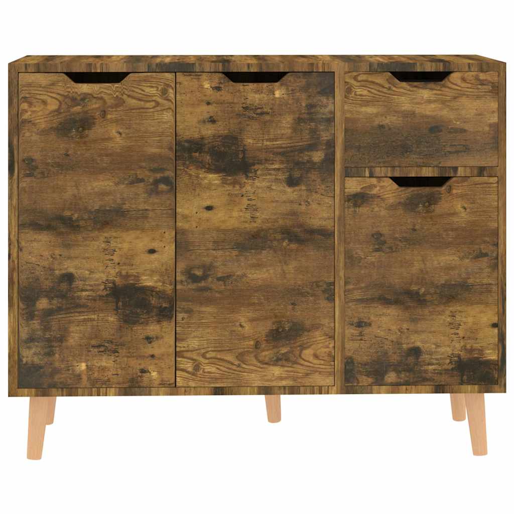 326821 vidaXL Sideboard Smoked Oak 90x30x72 cm Engineered Wood