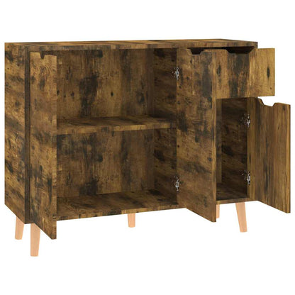 326821 vidaXL Sideboard Smoked Oak 90x30x72 cm Engineered Wood