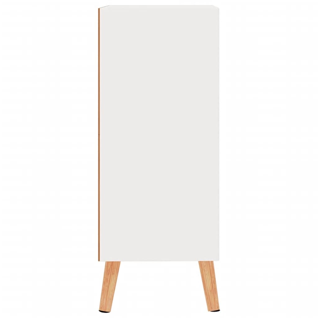 Sideboard High Gloss White 60x30x72 cm Engineered Wood