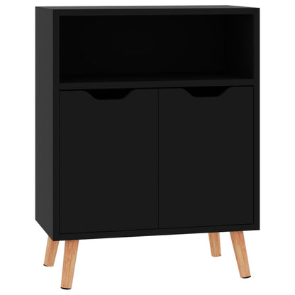 326829 vidaXL Sideboard High Gloss Black 60x30x72 cm Engineered Wood