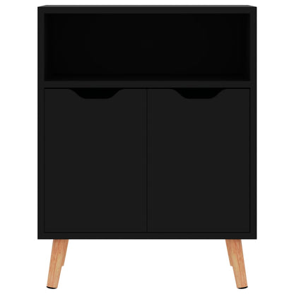 326829 vidaXL Sideboard High Gloss Black 60x30x72 cm Engineered Wood