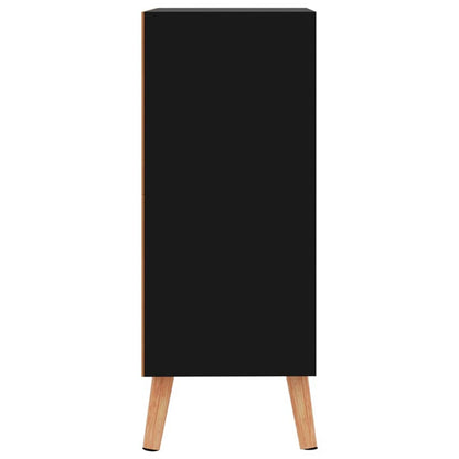 326829 vidaXL Sideboard High Gloss Black 60x30x72 cm Engineered Wood