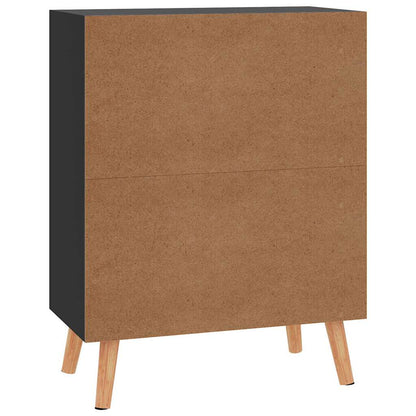 326829 vidaXL Sideboard High Gloss Black 60x30x72 cm Engineered Wood