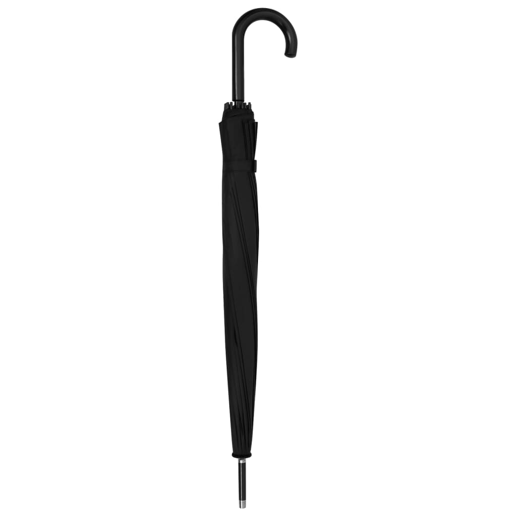 Umbrella | Black | 190T PG, Fibreglass, Metal | Standard | Portable