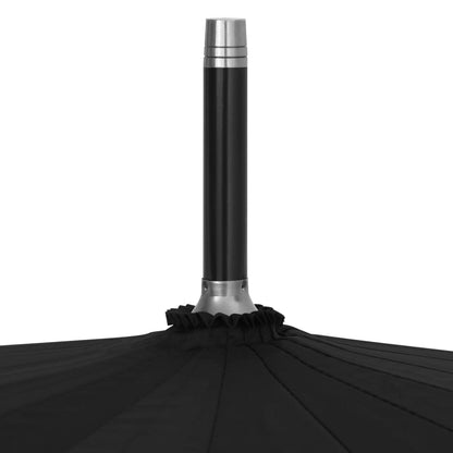 Umbrella | Black | 190T PG fabric, metal pole, fiberglass ribs | Medium