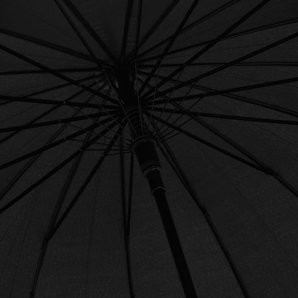 Umbrella | Black | 190T PG fabric, metal pole, fiberglass ribs | Medium