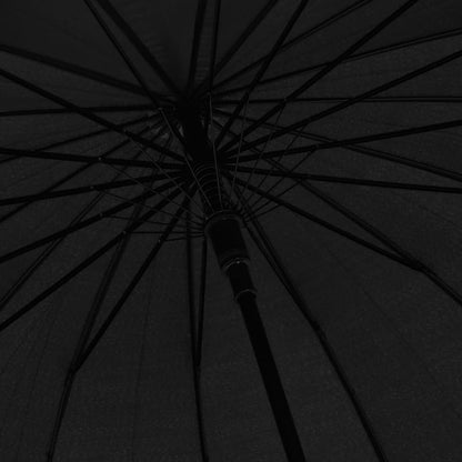 Umbrella | Black | 190T PG fabric, metal pole, fiberglass ribs | Medium