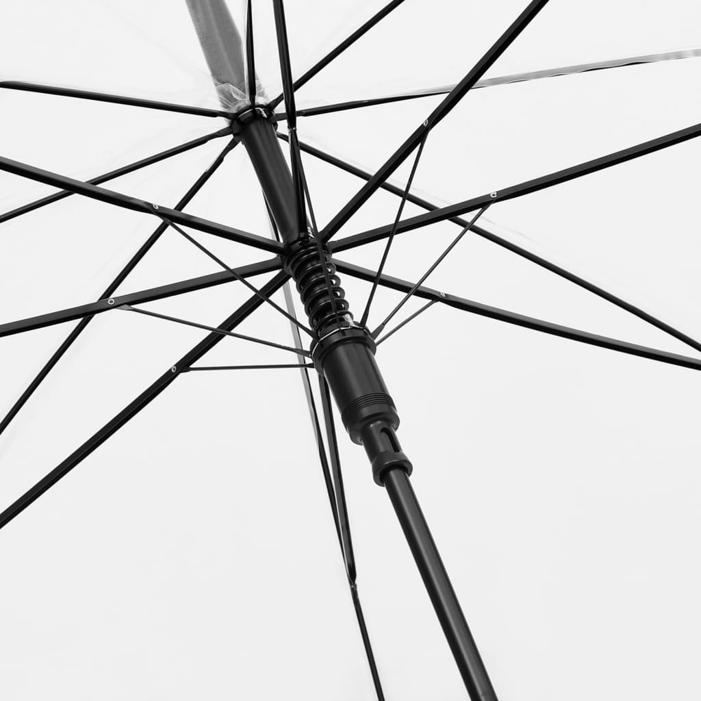 Umbrella | Transparent | POE, powder-coated metal | Medium | Foldable