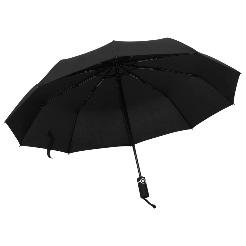 Umbrella | Black | 190T PG fabric, metal, fibreglass | Compact | Foldable