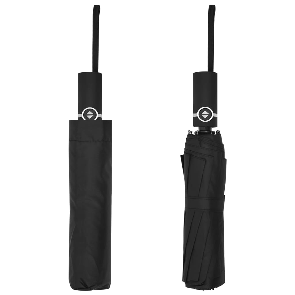 Umbrella | Black | 190T PG fabric, metal, fibreglass | Compact | Foldable