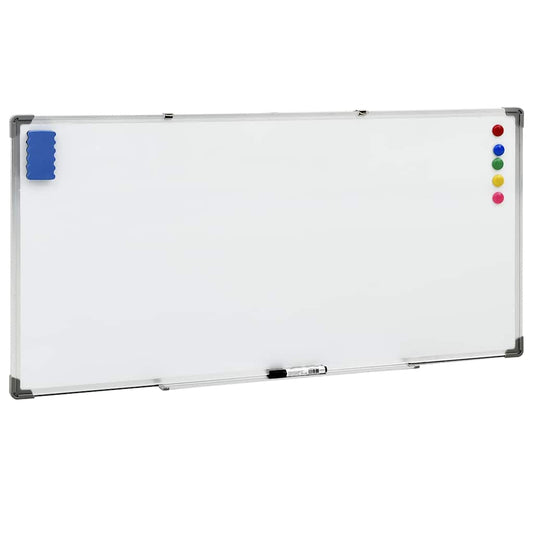 150737 vidaXL Magnetic Whiteboard White 110x60 cm Steel