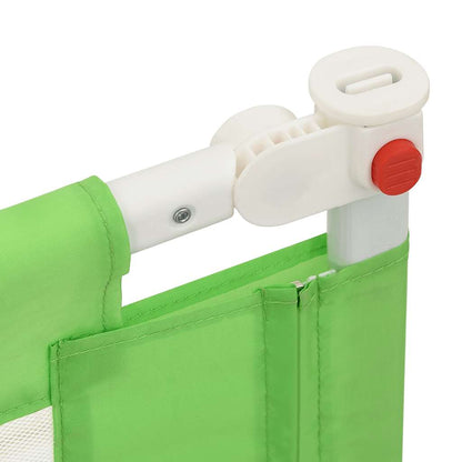 Toddler Safety Bed Rail Green 190x25 cm Fabric