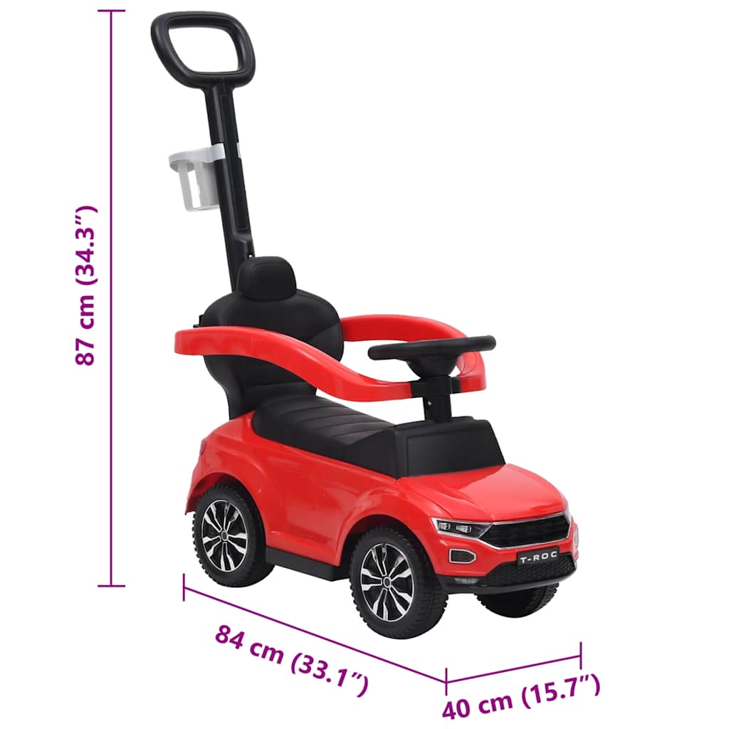 Step Car Volkswagen T-Roc Red