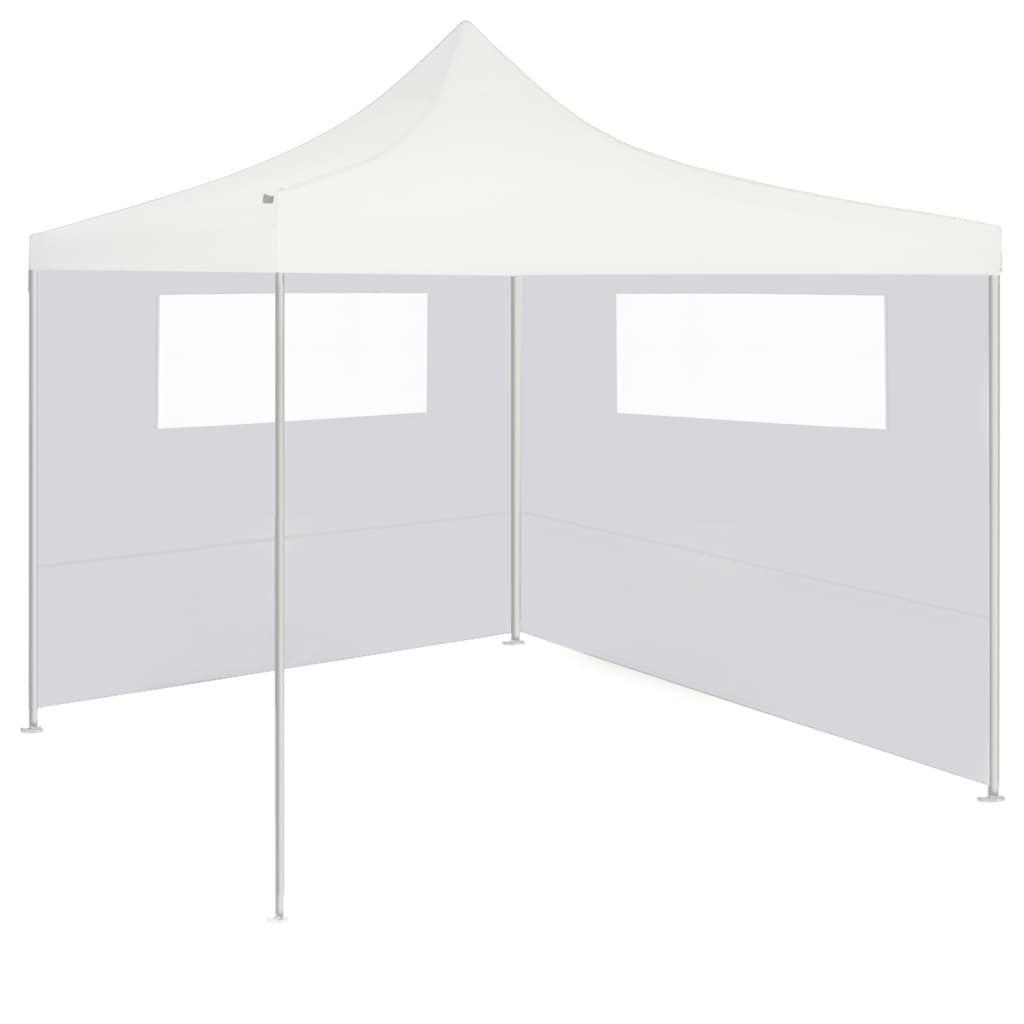 Gazebo Sidewall with Windows 6x2 m White